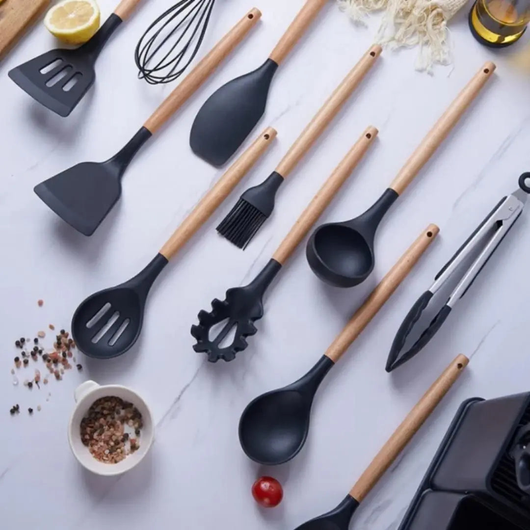 Set cucharones y accesorios cocina k-19p