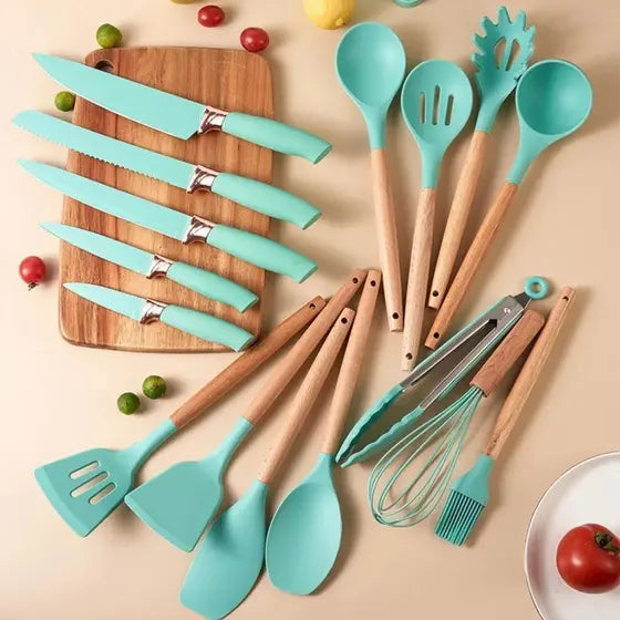 Set cucharones y accesorios cocina k-19p
