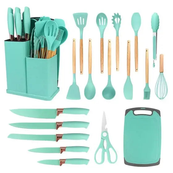 Set cucharones y accesorios cocina k-19p